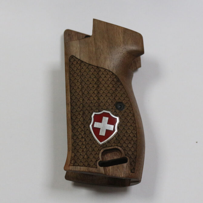 SIG P210-1/-4/-5/-6/DK M49 mit Tragering kompatible Walnussgriffschalen-723